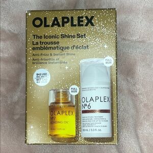 OLAPLEX Iconic Shine Set - Gold and White Packaging